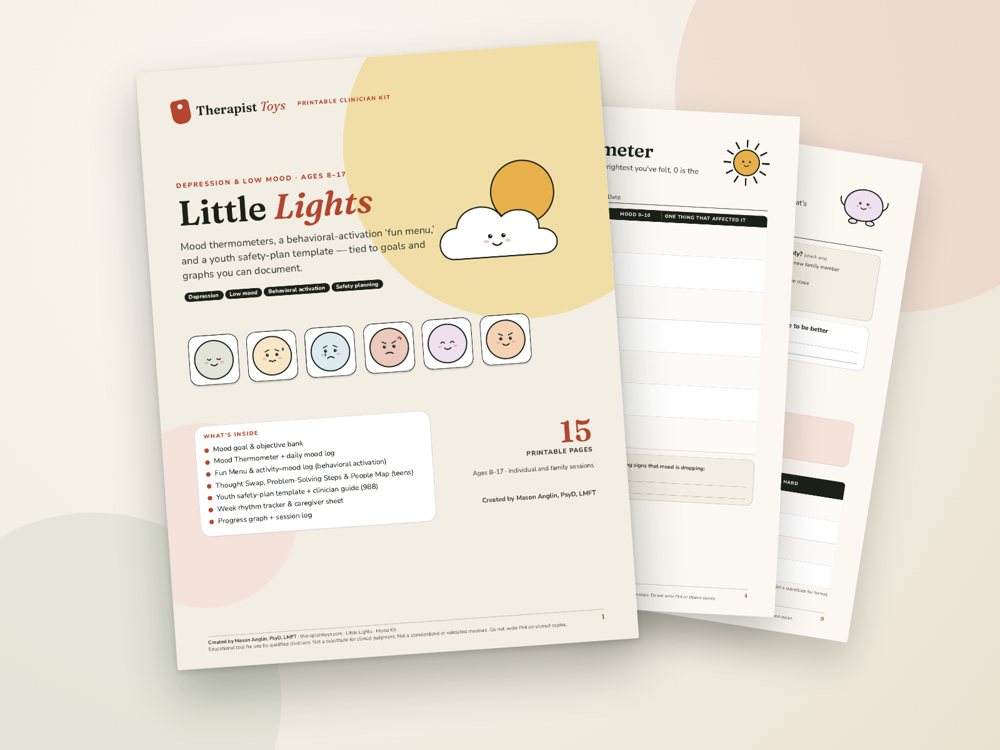 Cover of the Little Lights: Child & Teen Mood Kit printable
