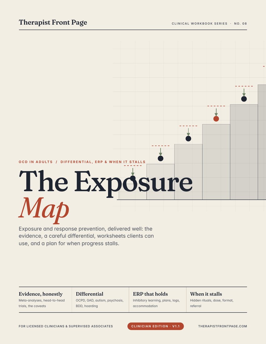 Cover of The Exposure Map clinician toolkit