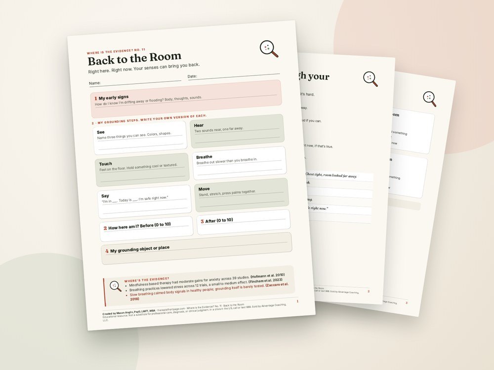 Pages from the Back to the Room: Grounding printable
