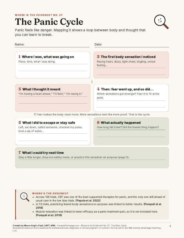 Preview of page 1, The Panic Cycle, from The Panic Cycle