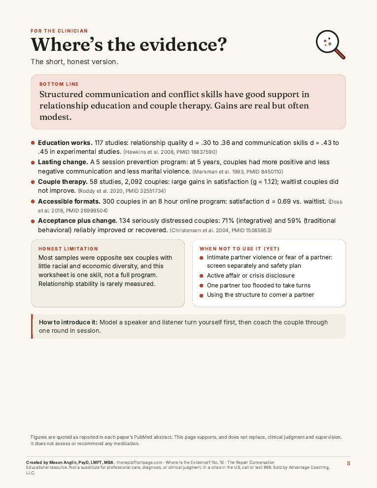 Preview of page 5, Where's the evidence?, from The Repair Conversation